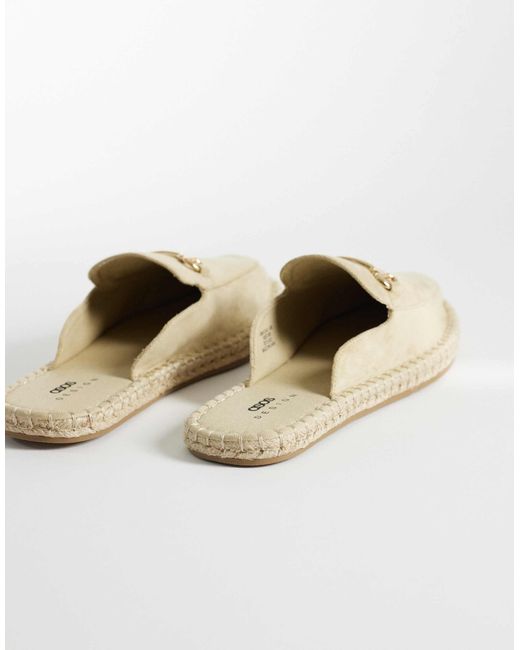 ASOS Natural Mule Espadrilles for men