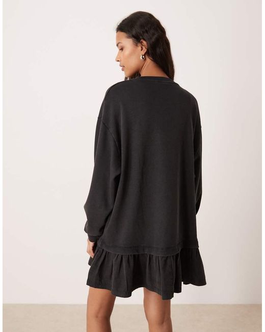ASOS Brown Sweat Mini Dress