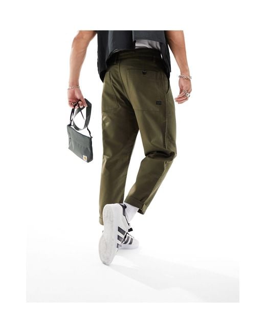 G-Star RAW Green Pleated Relaxed Fit Chino for men