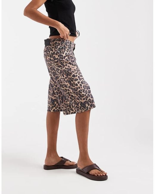 JJXX Multicolor Leopard Jorts