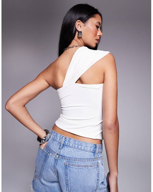 ASOS Blue – trägerlose top