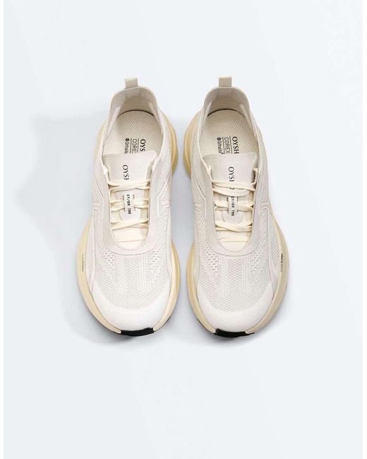 Oysho White Oy/br 700 Running Slippers