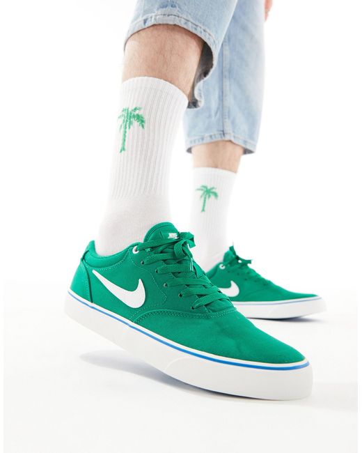 Chron 2 - baskets en toile - vert et Nike en coloris Green