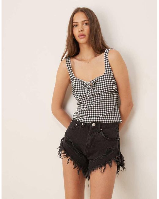Glamorous Natural Denim Shorts
