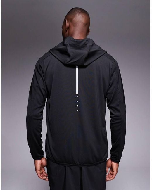 PUMA Black Flex Fabric Mix Jacket for men