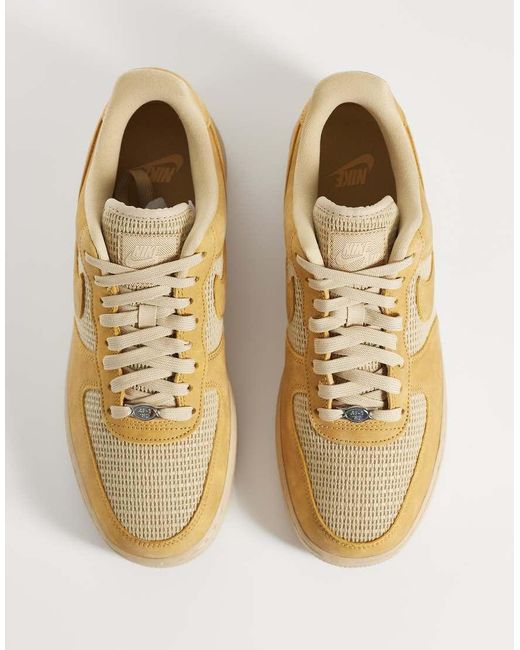Nike Natural Air Force 1'07 Lv8 Woven Trainers for men