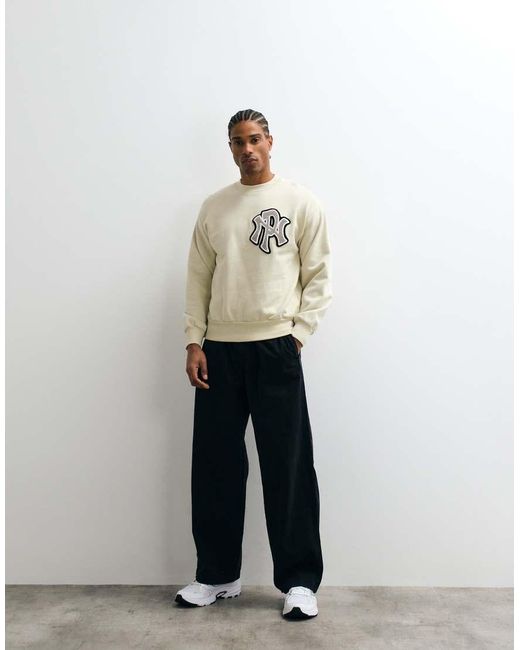 No Problemo Natural Nyp Varsity Sweatshirt for men