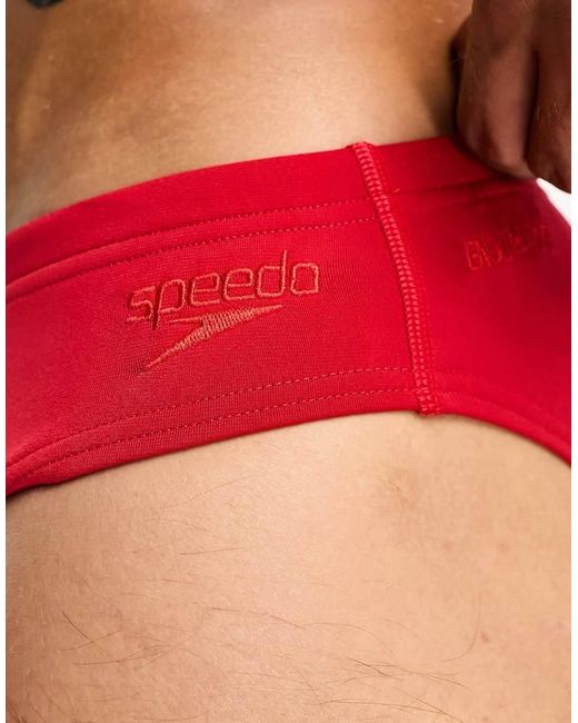 Speedo Red Endurance Brief for men