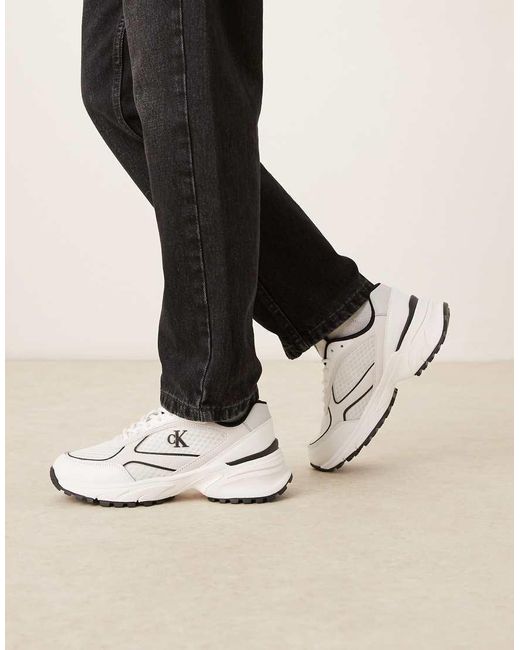 Calvin Klein Natural Tokyo Runner Trainers