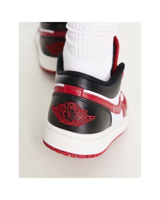 Nike Black Air Jordan 1 Low Sneakers