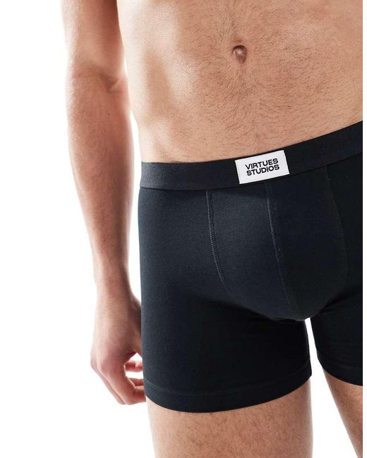 Calzoncillos Negros De ASOS de hombre de color Blue