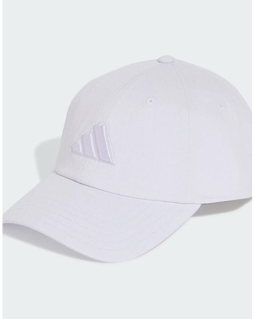 Adidas Originals White Dad Cap Tonal Logo