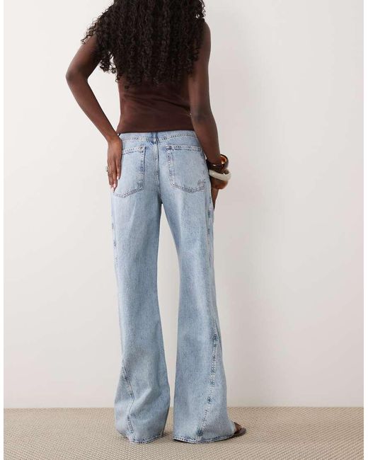 Boss Blue Wide Leg Jeans