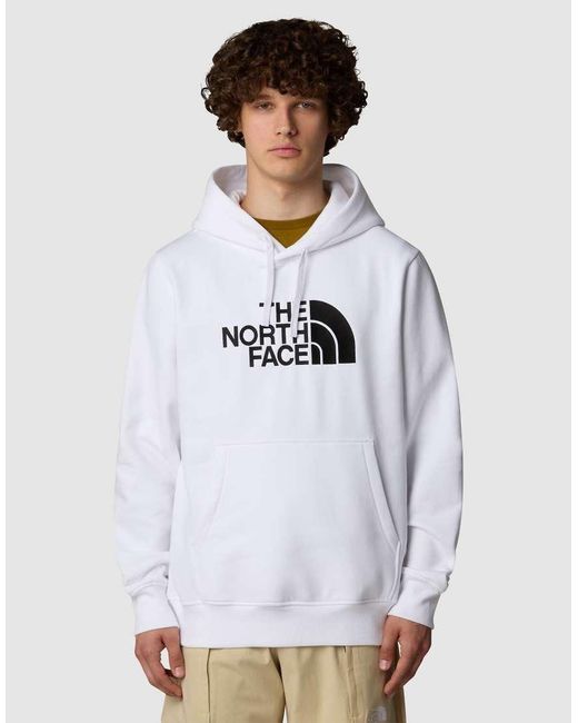 The North Face White Drew Peak Hoodie for men