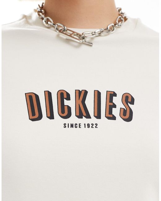 Dickies White Clarksville Crop T-shirt