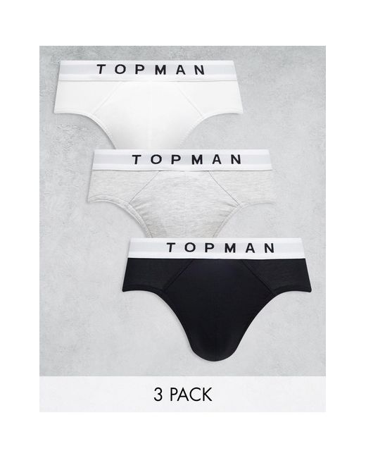 Topman – 3er-pack slips in White für Herren