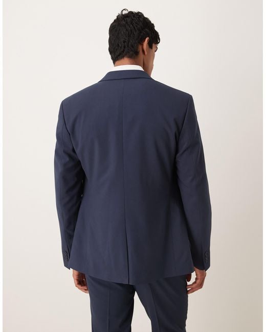 ASOS Blue Slim Suit Jacket for men