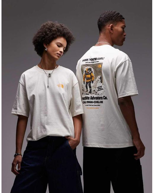 The North Face Gray Expedition Backprint Oversized T-shirt
