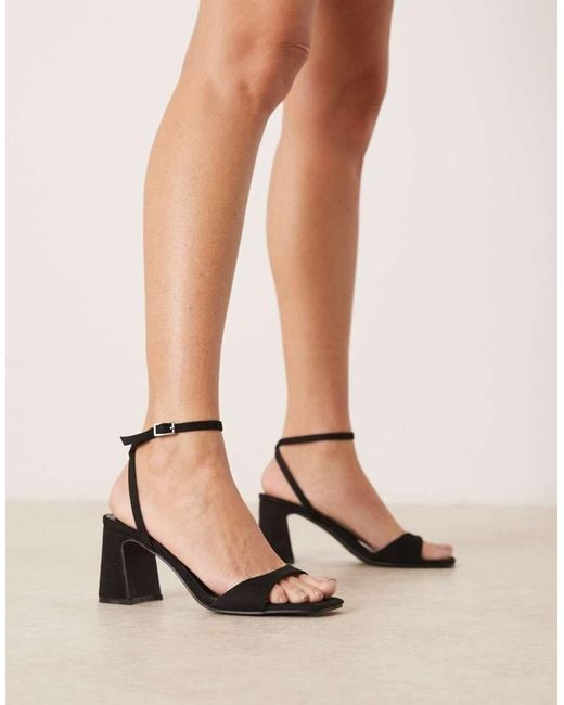 Raid Natural Cora Block Heeled Sandals