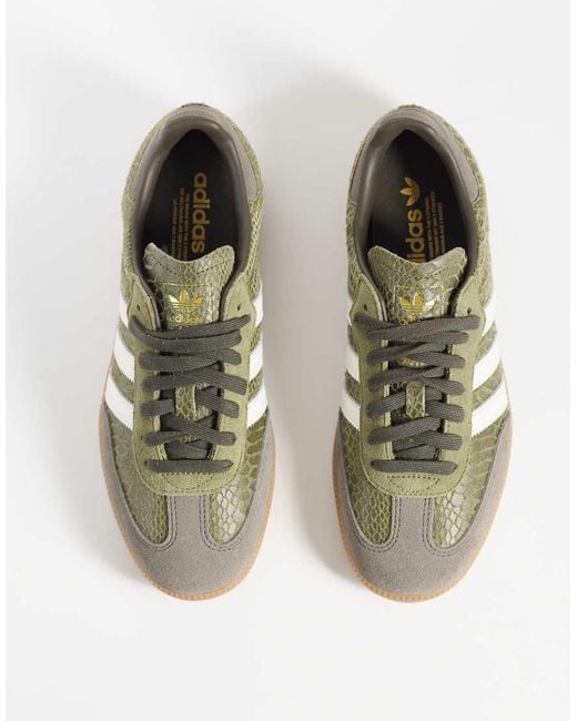 Adidas Originals Green Samba Og Trainers for men