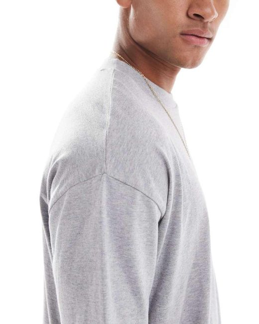 ASOS Set Van 5 Basic Oversized T-Shirts in het Black voor heren