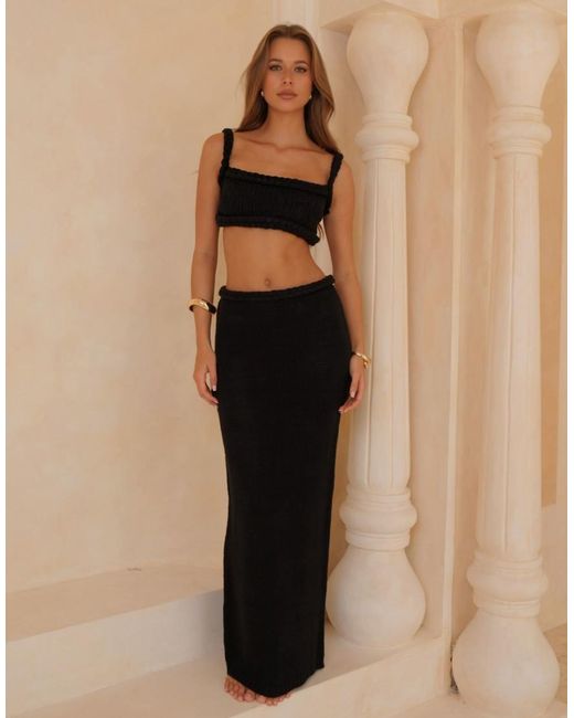 Moda Minx Natural Juniper Rope Crop Top