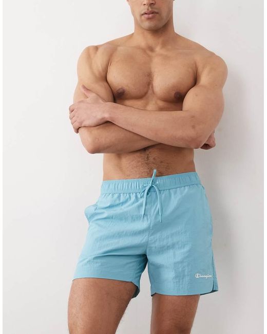 Champion Blue Swim Shorts for men