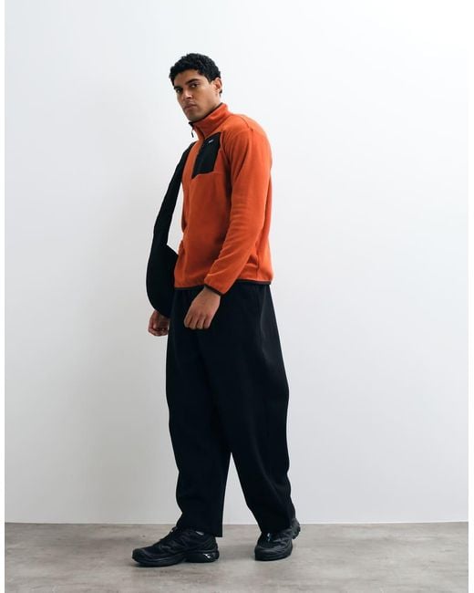 Regatta Orange Frankie Half Zip Fleece for men
