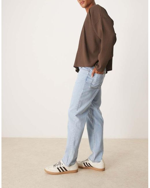 ASOS Blue Straight Leg Jean for men