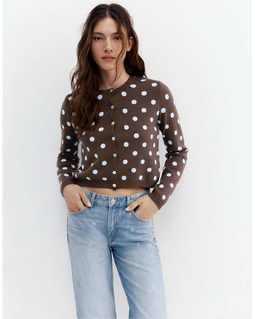 Giacca A Pois di Pull&Bear in Blue