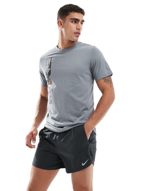 Nike Blue Stride 5 Inch Shorts for men