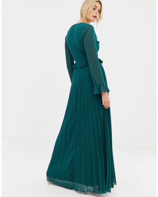 asos tall green dress