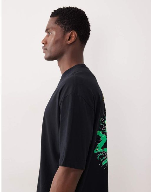 ASOS Blue Oversized T-Shirt With The Simpsons Print