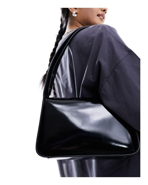 Calvin Klein Blue Block Flap Shoulder Bag
