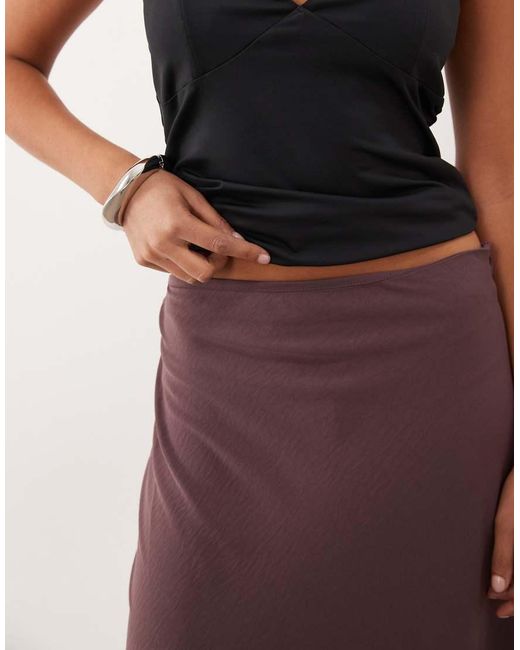 Jdy Brown Mid Waist Maxi Skirt