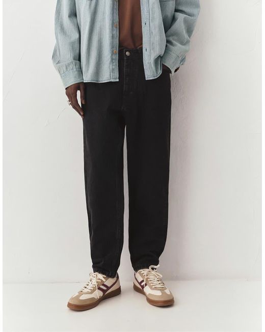 Pull&Bear Gray Standard Jeans for men