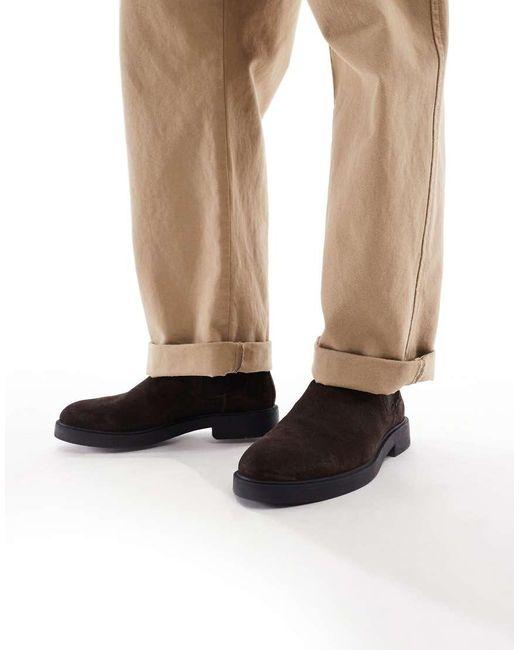 Schuh Multicolor Dice Round Toe Chelsea Boots for men