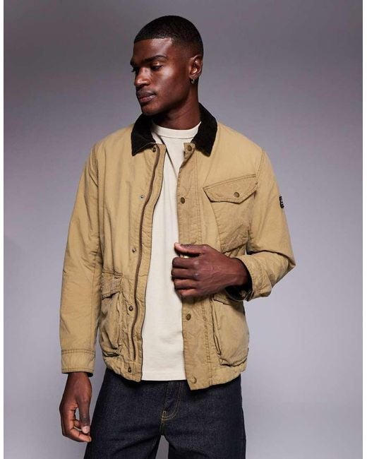 Barbour Blue Drifter Wax Jacket for men