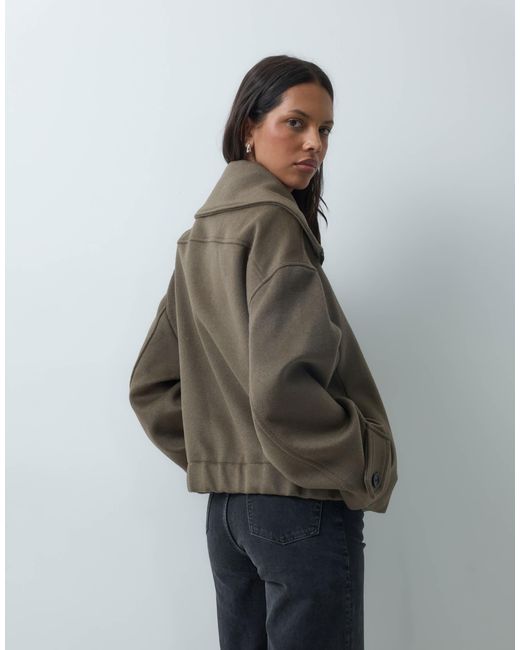 Mango Green Short Jacket