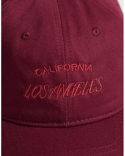 SUI AVA Red Los Angeles Cap