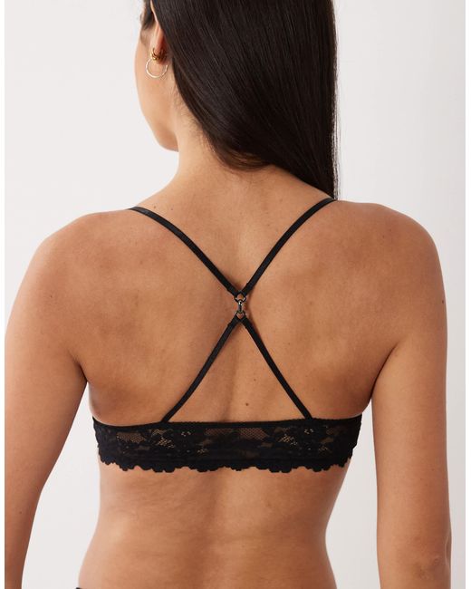 ASOS Black – ruby – bügel-bh aus spitze