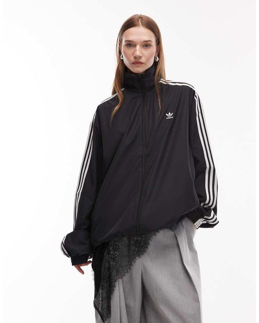 Adidas Originals Black Firebird Oversized Track Top