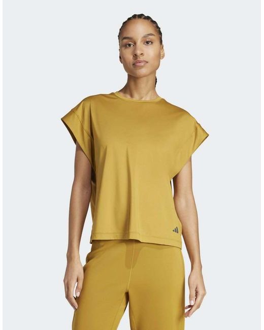Adidas Originals Yellow Yoga Tee
