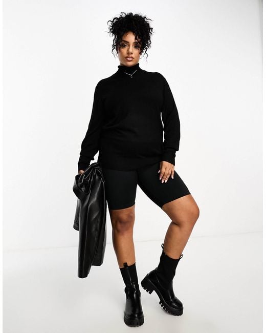 ONLY Black Roll Neck Jumper