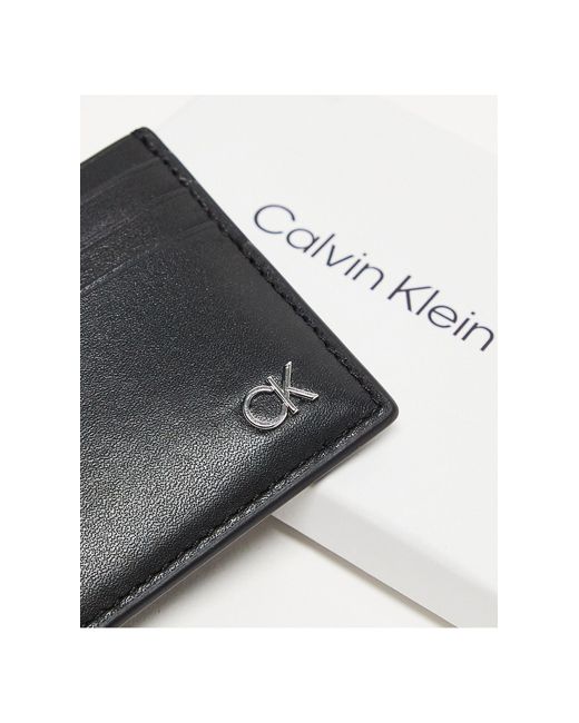 Calvin Klein – kartenetui in Black für Herren