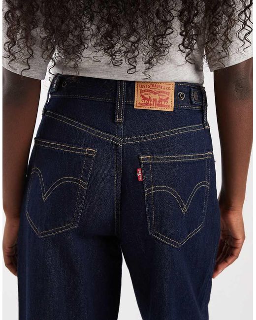 Levi's Blue Cinch Baggy Jeans