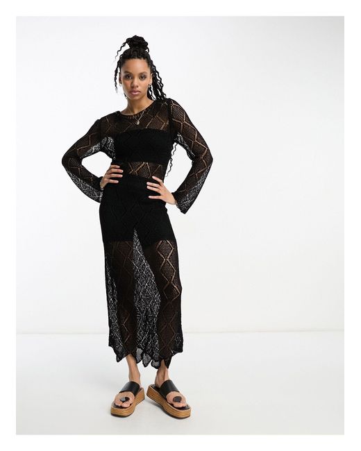 & Other Stories Crochet Maxi Dress in White Lyst