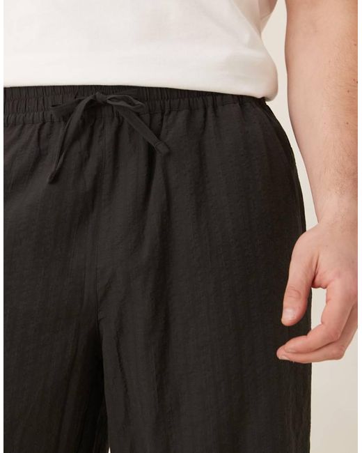 ASOS Blue baggy Striped Trouser for men
