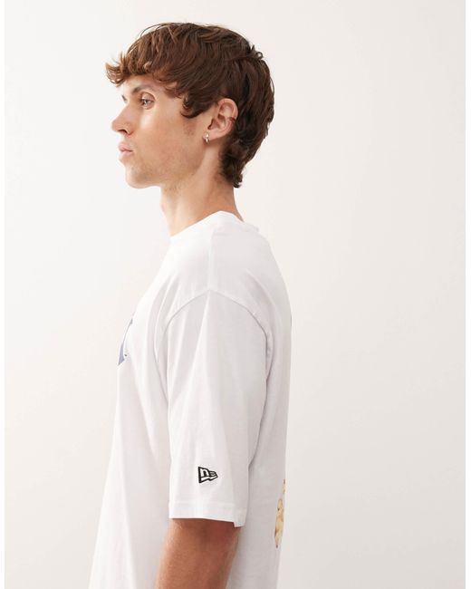 KTZ White Ny Yankees Oversized T-shirt for men