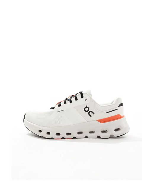 On - cloudrunner 2 - sneakers da corsa color sabbia e bianche non tinte di On Shoes in White da Uomo